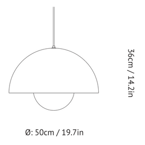 Flowerpot Pendant Lamp VP2 - ETL
