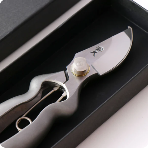 T513 Pruning Shears, Asymmetrical - Stainless Steel