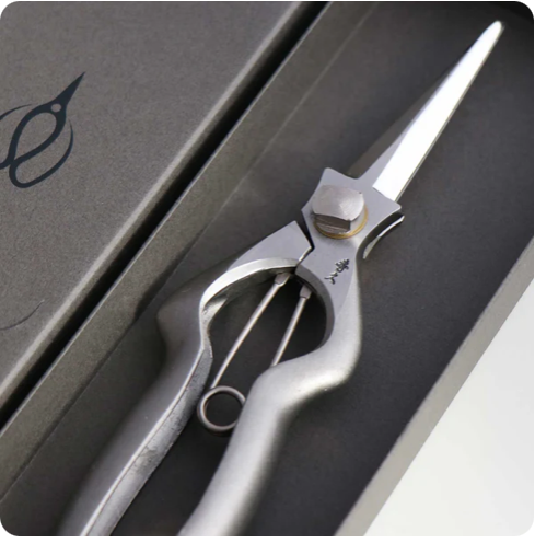 T527 Pruning Shears, Asymmetrical - Stainless Steel