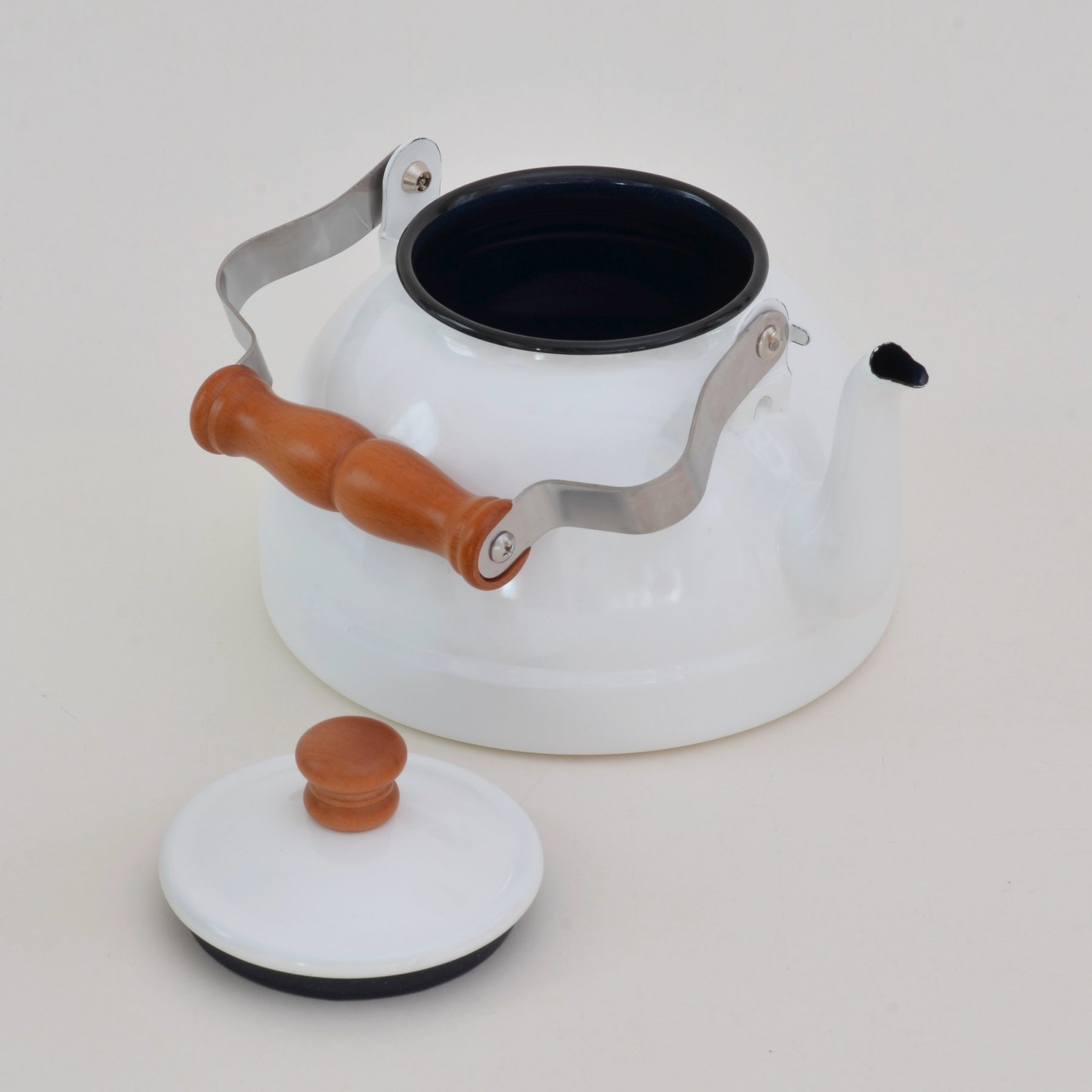 AMEICO - Official US Distributor of Tsukiusagi-Jirushi - Set of 5 Enamel  Bowls, Navy rim
