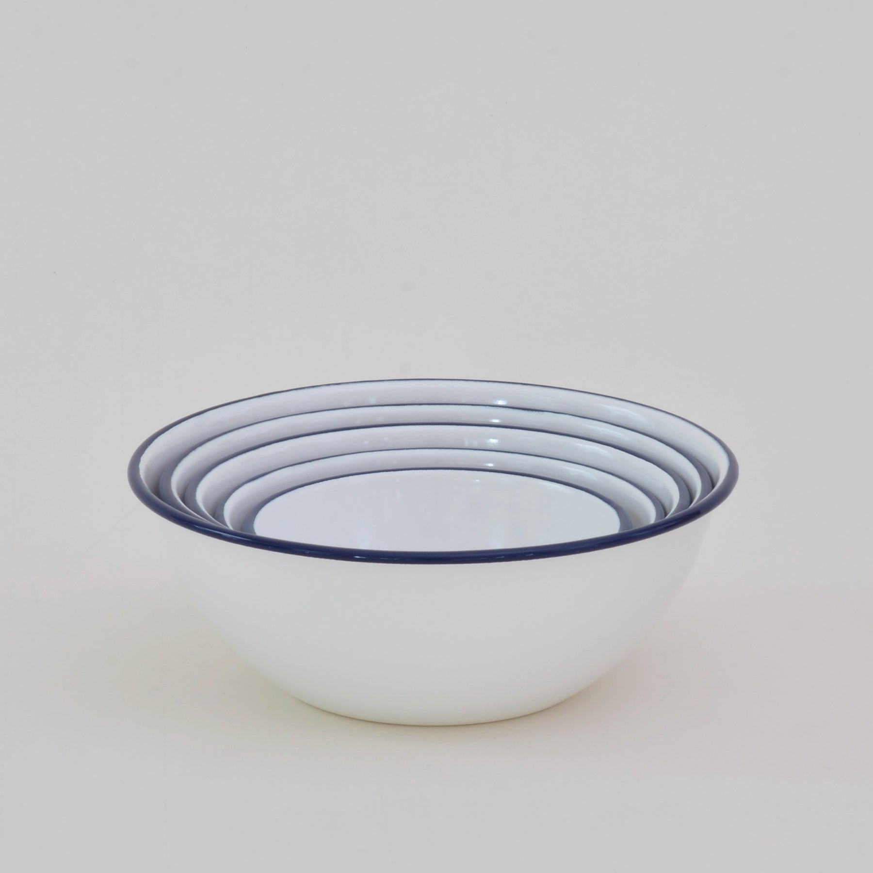 Tsukiusagi-jirushi, Set of 5 enamel nesting bowls, Plates & Bowls,