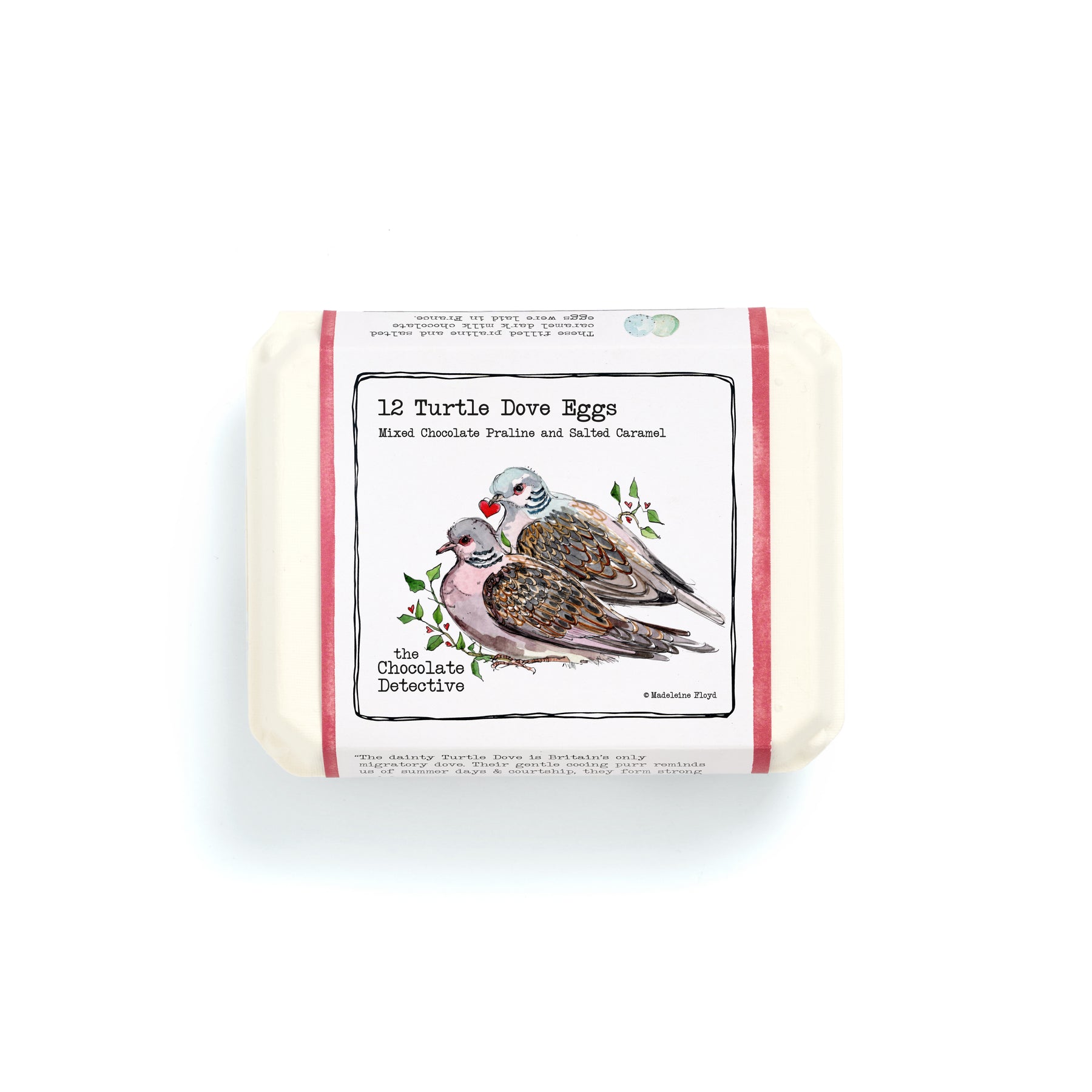 Christmas Turtle Dove with Assorted Praline and Caramel