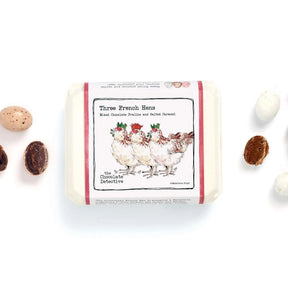 Christmas Three French Hens with Assorted Praline and Caramel