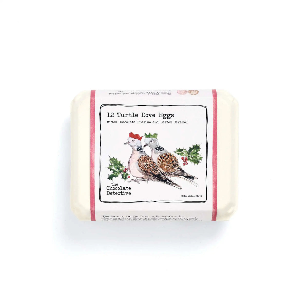Christmas Turtle Dove with Assorted Praline and Caramel