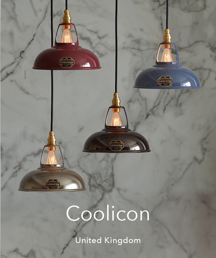 Coolicon, Classic 1933 Pendant Lights, New Colors, Coolicon Lighting United Kingdom,