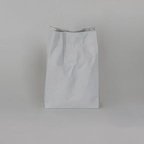 Crinkle Vase White