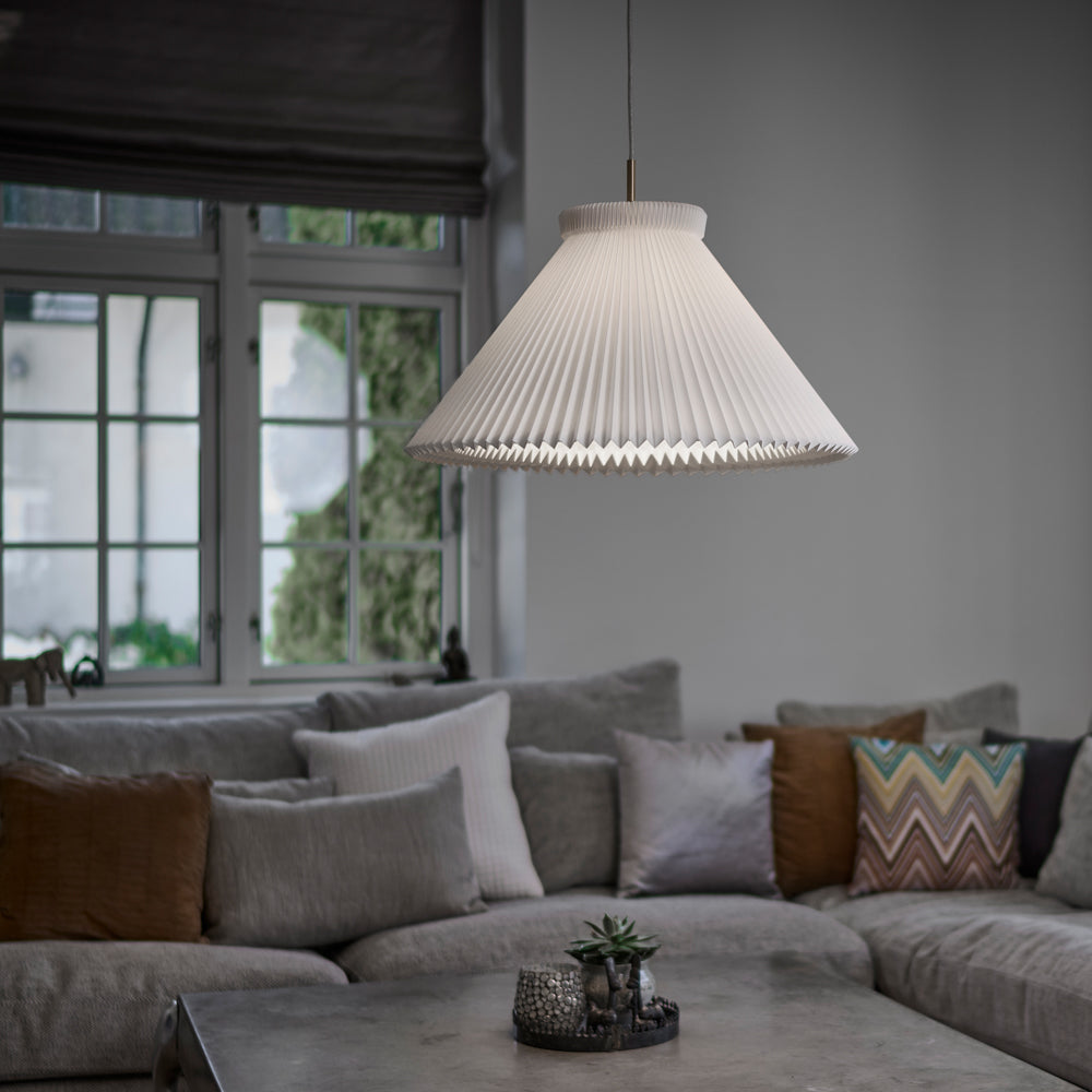 130 Pendant Lamp with Brass Fittings