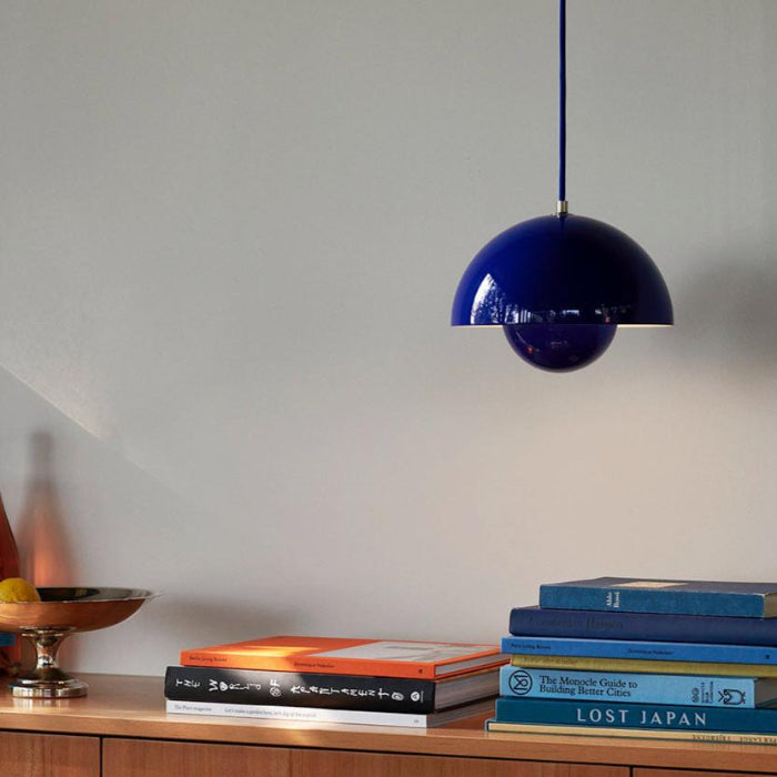 &Tradition, Flowerpot Pendant VP1, Matte Black, Pendant,  Verner Panton