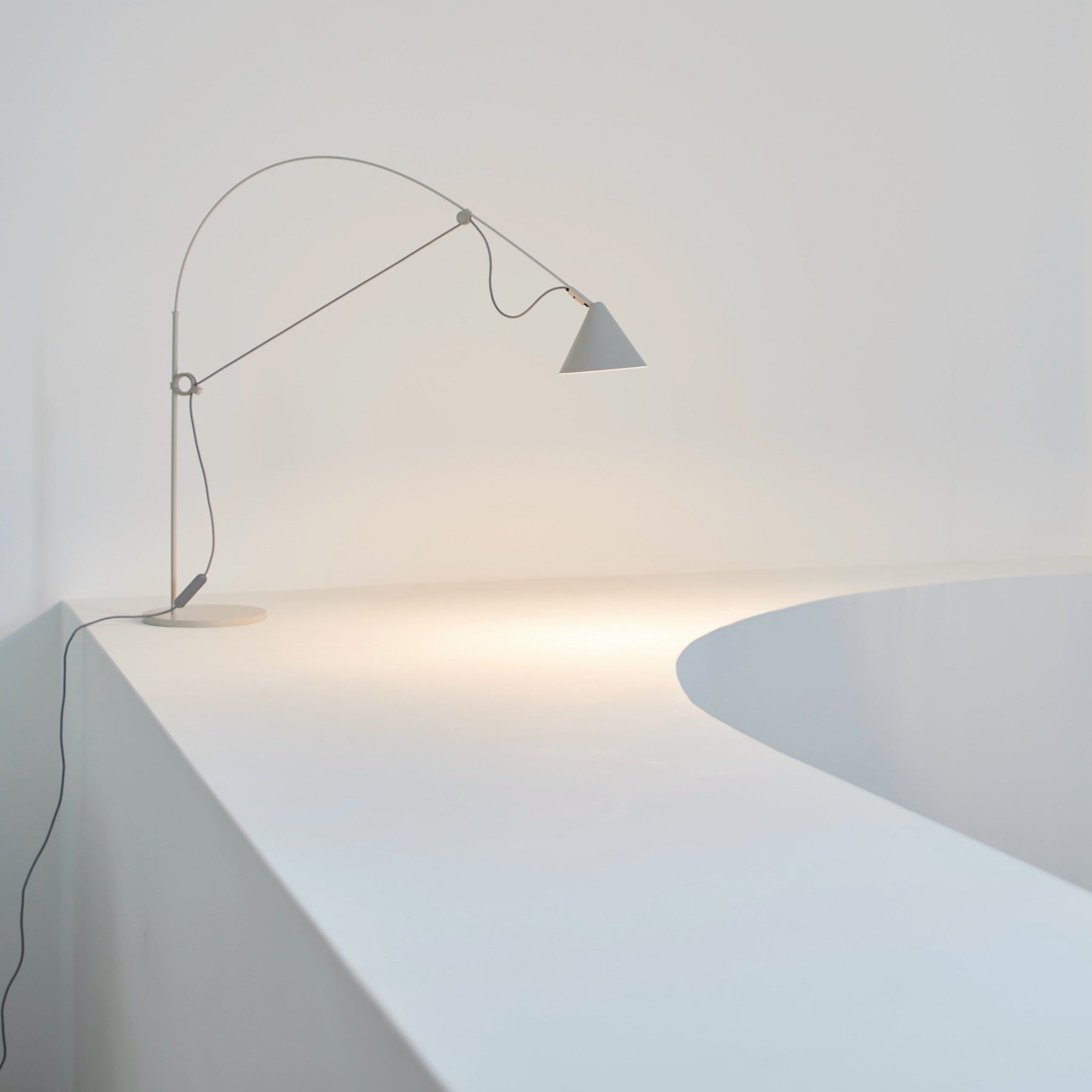 Midgard, Ayno Table Lamp Grey, Table / Task,