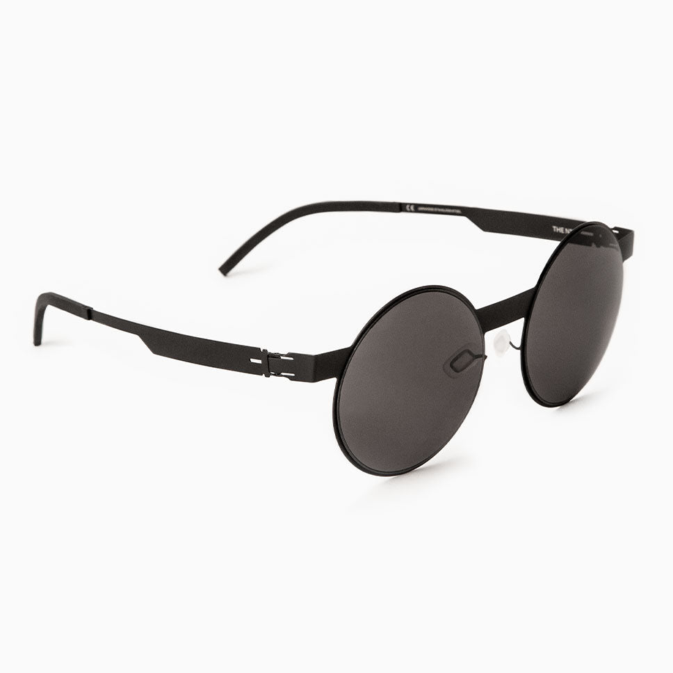 The No. 2, Sunglasses #2.1, Round, black, Small
