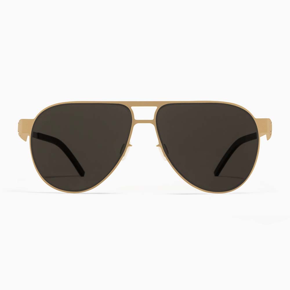 The No. 2, Sunglasses #2.4, Aviator, gold,
