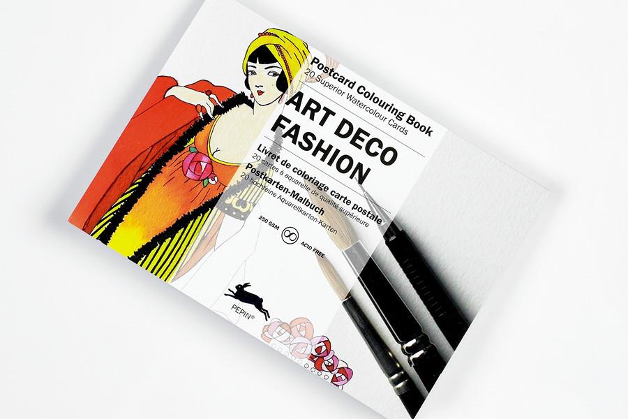 Pepin, Postcard Coloring Books, Arabian Designs