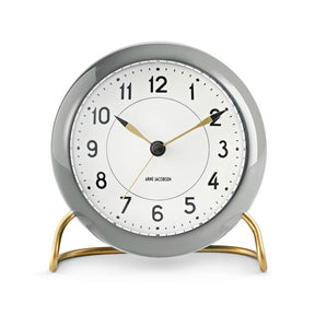 Rosendahl, Arne Jacobsen Station Alarm Clock Grey, Alarm Clock, Arne Jacobsen,