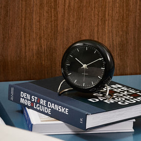 Rosendahl, Arne Jacobsen City Hall Alarm Clock Black, Alarm Clock,