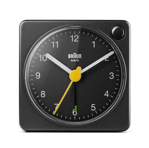 BRAUN Digital Clock BNC016BK ブラック Braun BC16 Digital VA LCD Display - Black | AMEICO
