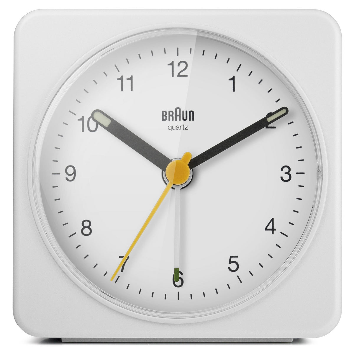Braun, Large Travel Alarm Clock BC03, White, Alarm Clock,