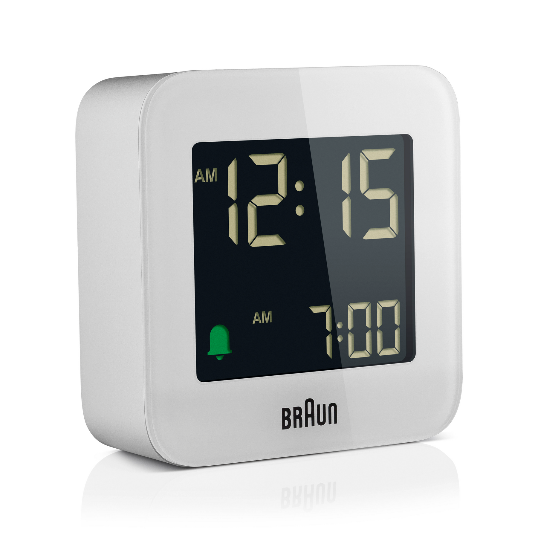 Braun, Digital Alarm Clock BN-BC08, White
