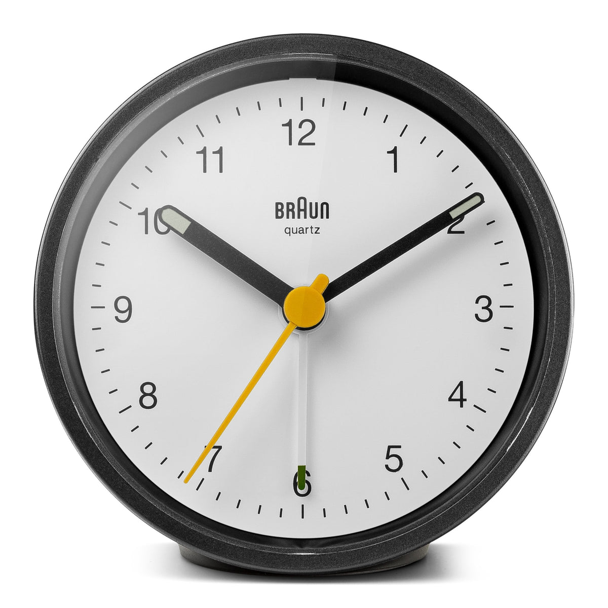 Braun, Round Alarm Clock BC12, Black, Alarm Clock,