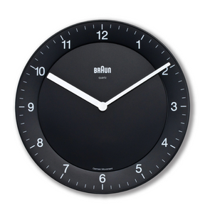Braun, Wall Clock BC06, Black, Wall Clock,