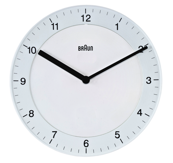 新品 KITH BRAUN Wall clock White Braun Wall Clock (White 新品 KITH BRAUN Wall clock White Braun Wall Clock (White