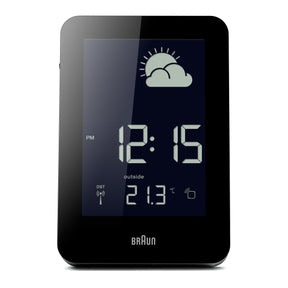 Braun, Digital Weather Station & Alarm Clock BN-C013-RC, White, Alarm Clock,