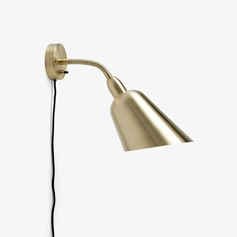 &tradition, Bellevue Wall Lamp AJ9, Natural Brass