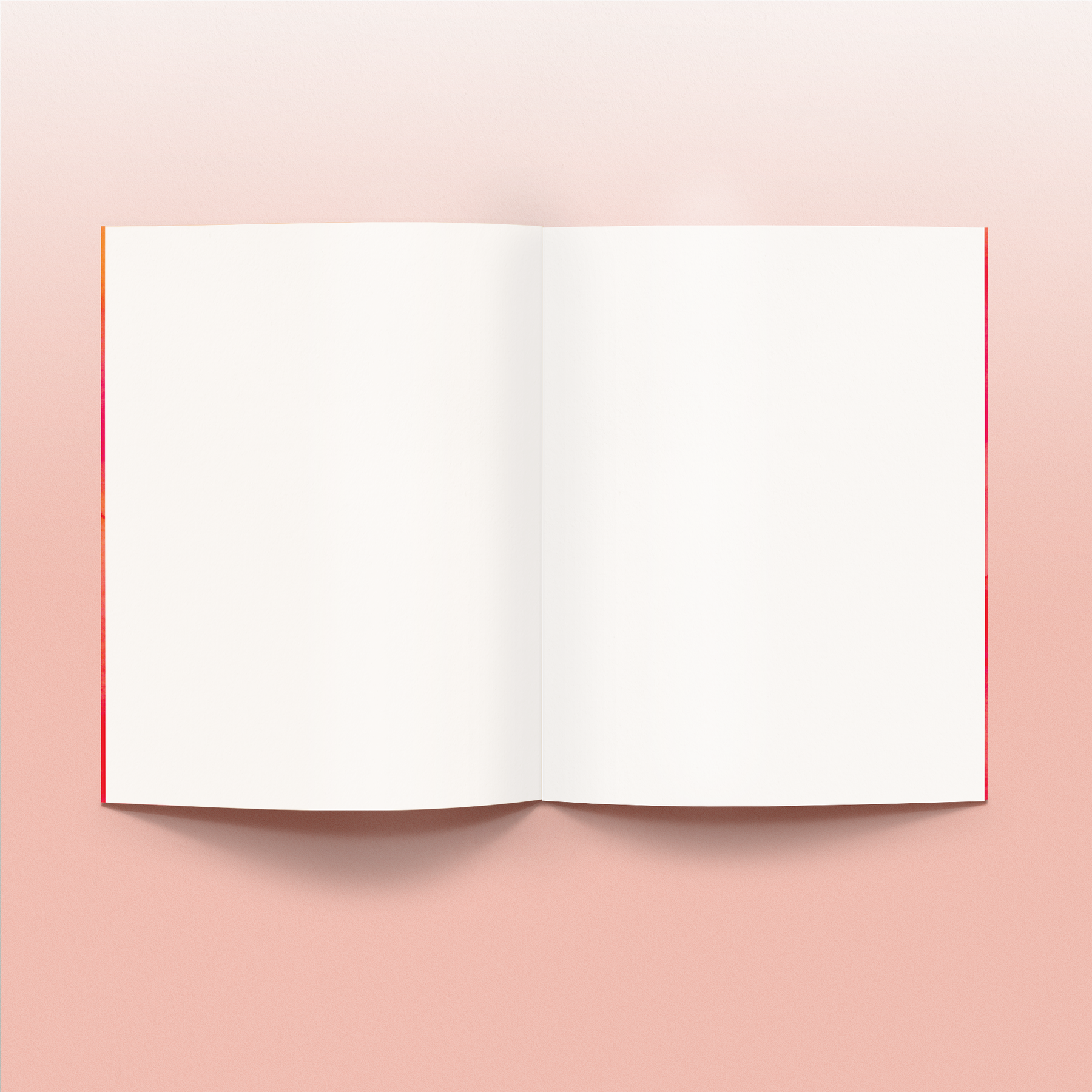 Blank Sketch Notebook – Amber Oasis