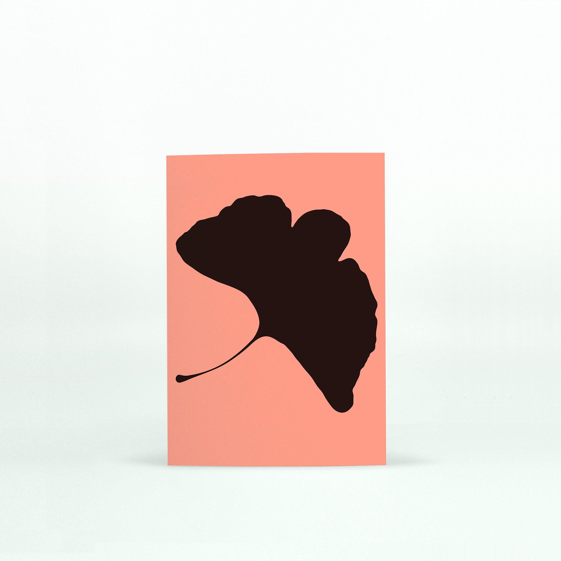 Common Modern, Ginkgo Pop Mini Notecard, No. 4 (pink/yellow), Notecard,