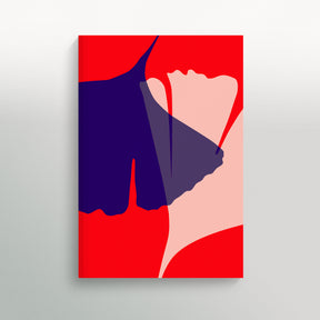Common Modern, Ginkgo Pop Sketchbook, Paris (dark blue/pink/red), Sketchbook,