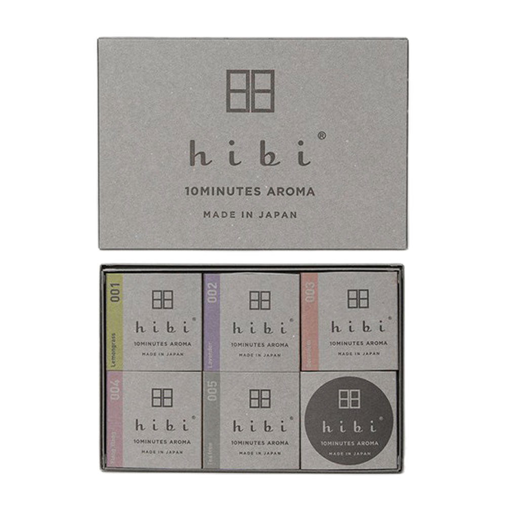 Hibi Match, Gift Box 5 Assorted Fragrances, Incense,
