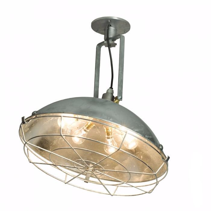 Cargo Cluster Wall or Ceiling Lamp with Protective Guard, 7242