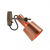 Chester Wall Lamp, satin copper