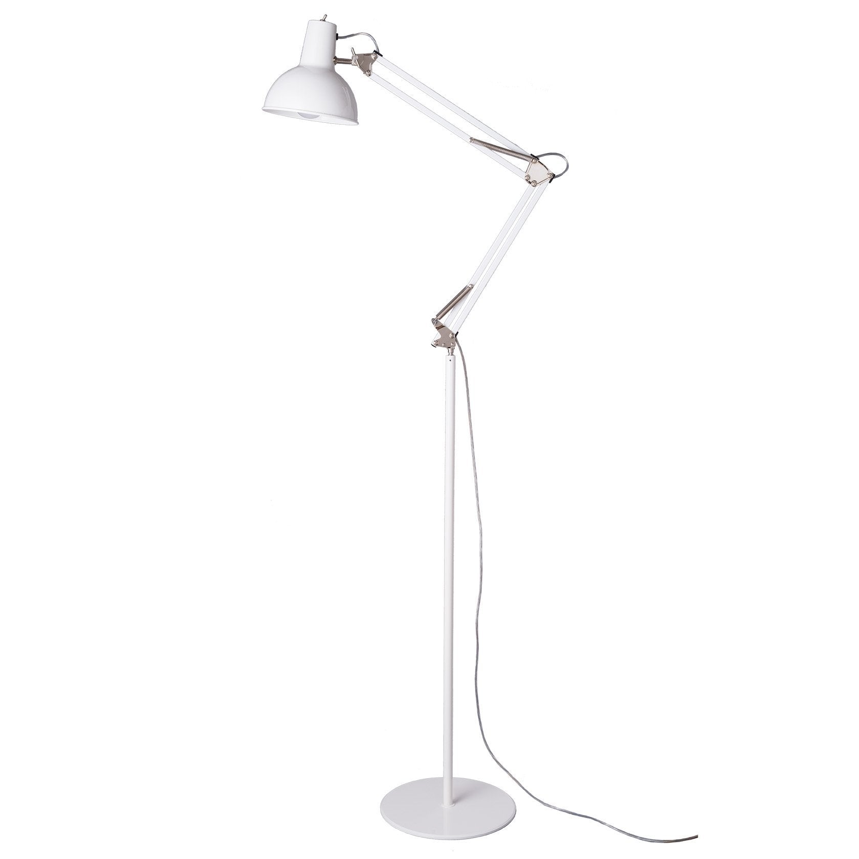 Midgard, Spring Balanced Floor Lamp, White