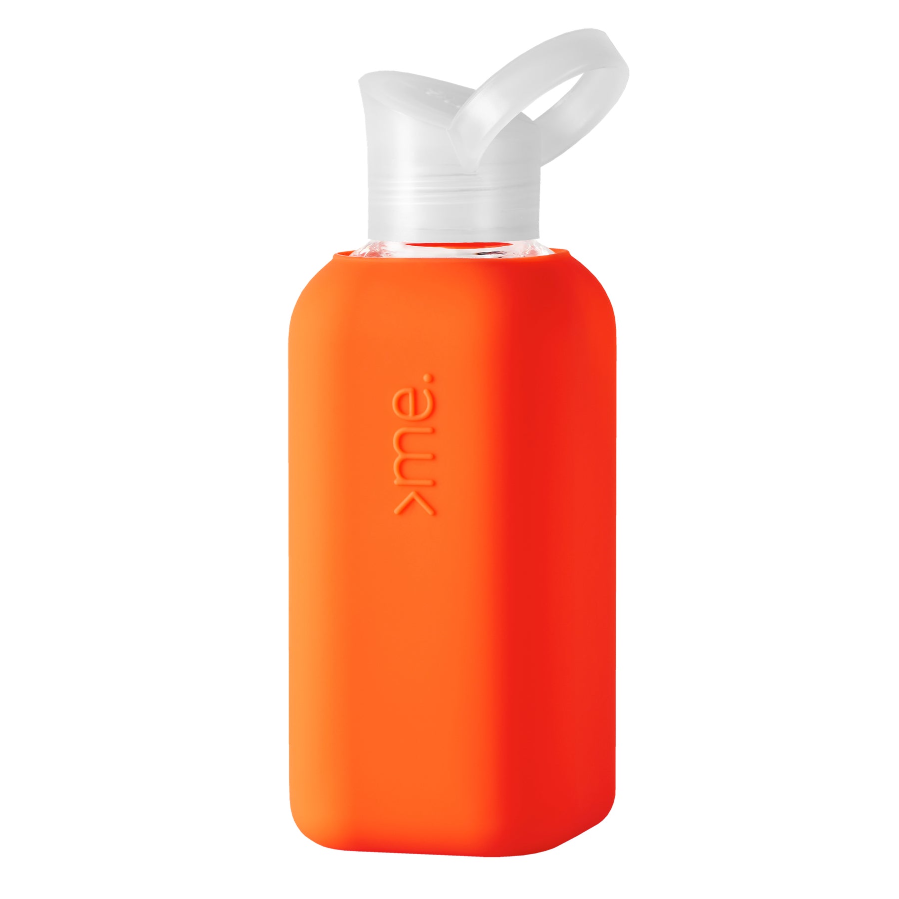 Squireme, Glass Bottle with Silicone Sleeve, Water Bottle,