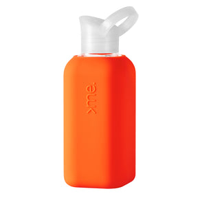 Squireme, Glass Bottle with Silicone Sleeve, Water Bottle,