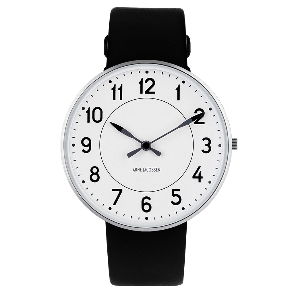 Rosendahl, Arne Jacobsen Station 40mm Wrist Watch, Analog Watch, Arne Jacobsen,