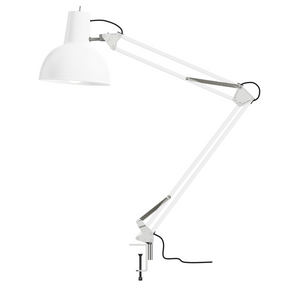 Midgard, Spring Balanced Clamp Lamp, White, Table / Task,