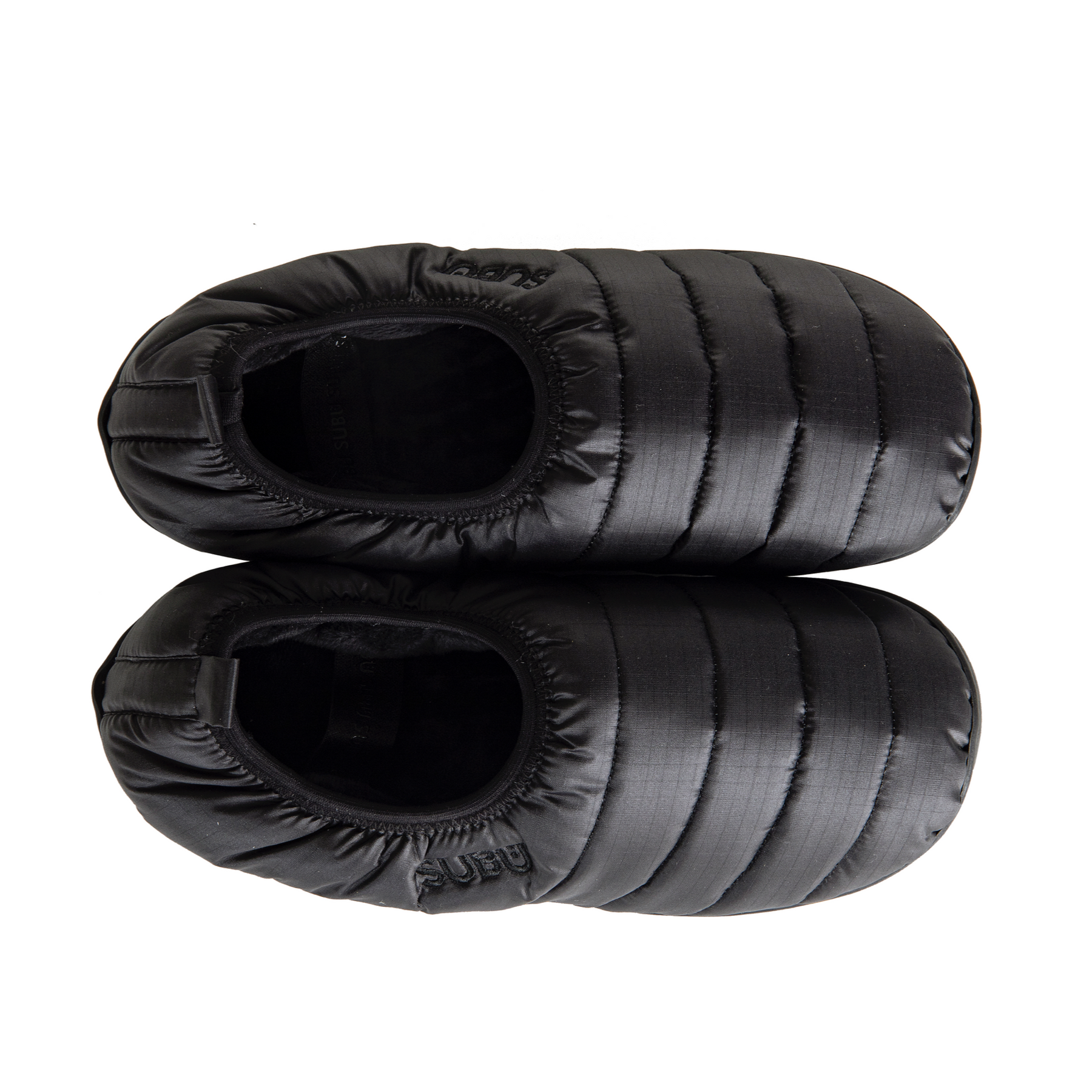 SUBU, Packable Slippers - Gloss Black, 