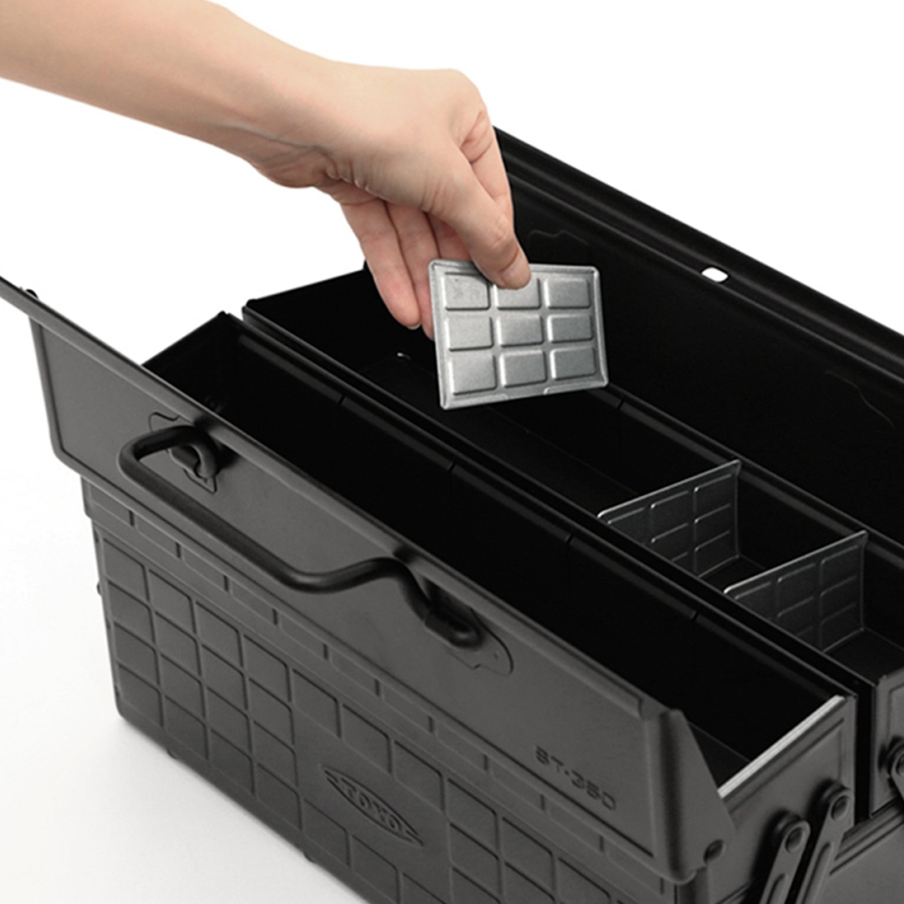 Toyo Steel Toolbox with Cantilever Lid and Upper Storage Trays