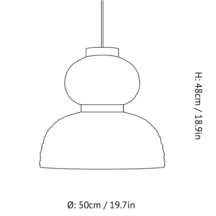 &Tradition, Formakami Pendant JH4, Pendant,