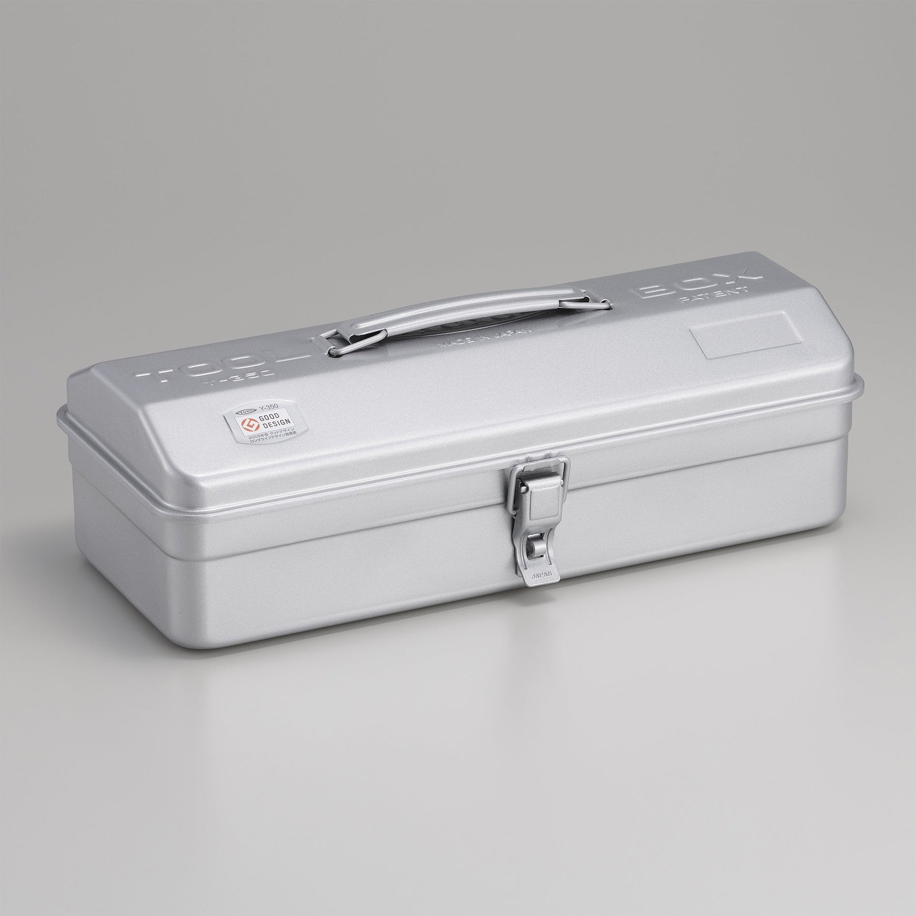 Steel Toolbox with Top Handle and Camber Lid, style Y-350