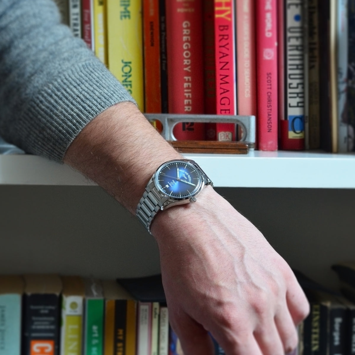 West End Watch Co., Sowar Steel, Blue dial, 