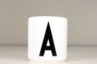 Design Letters, Design Letters - Bone China Cups, D
