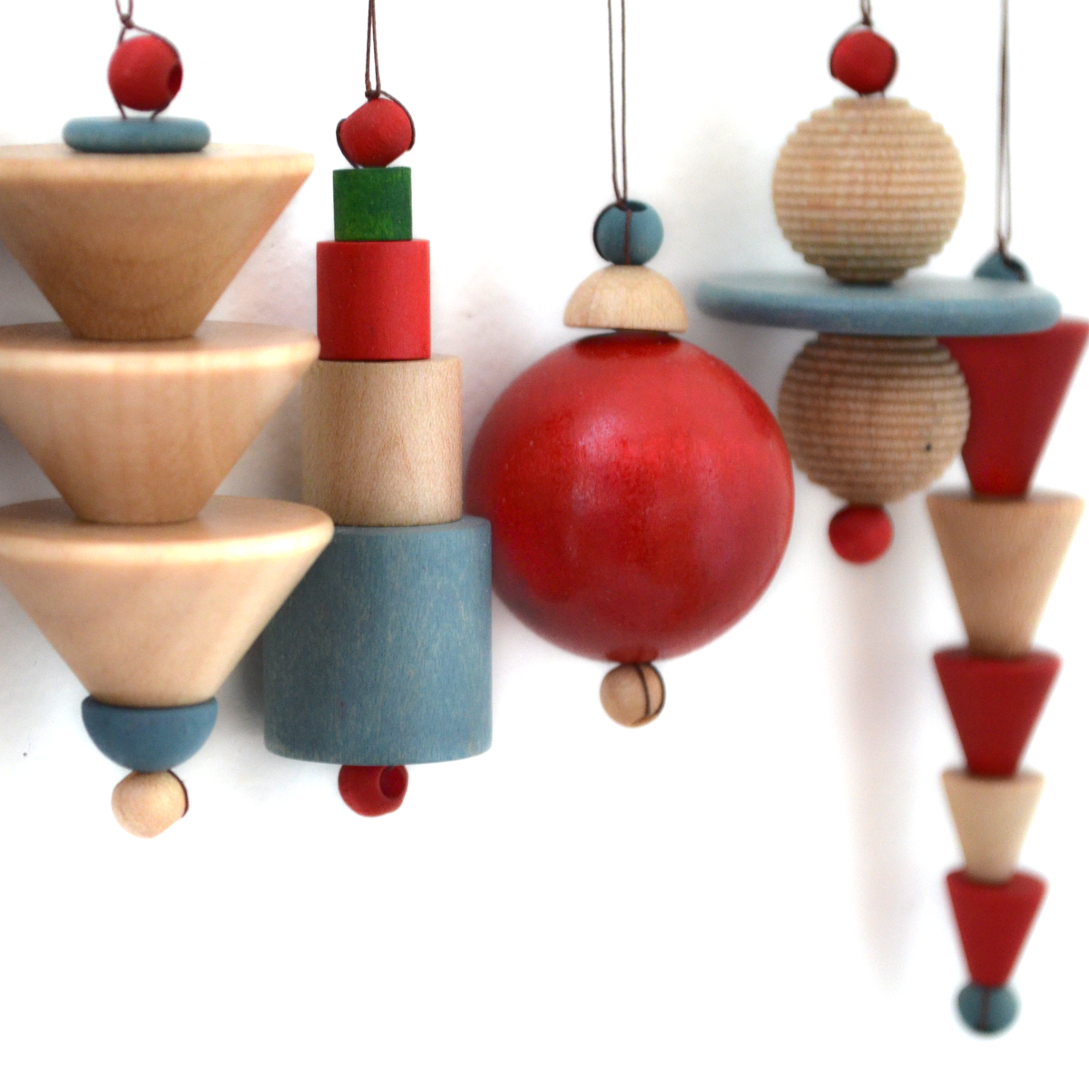 IC Design, Bauhaus-era Christmas Ornaments, Decorative,