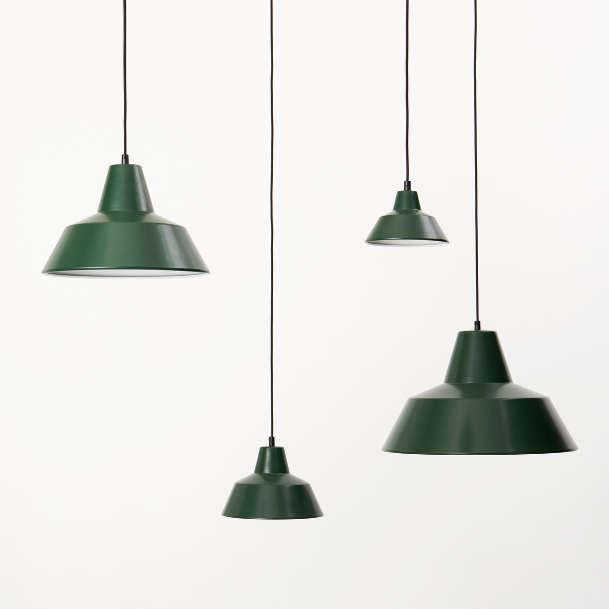Made by Hand, Workshop Pendant Lamp W3, Matte White, Pendant,