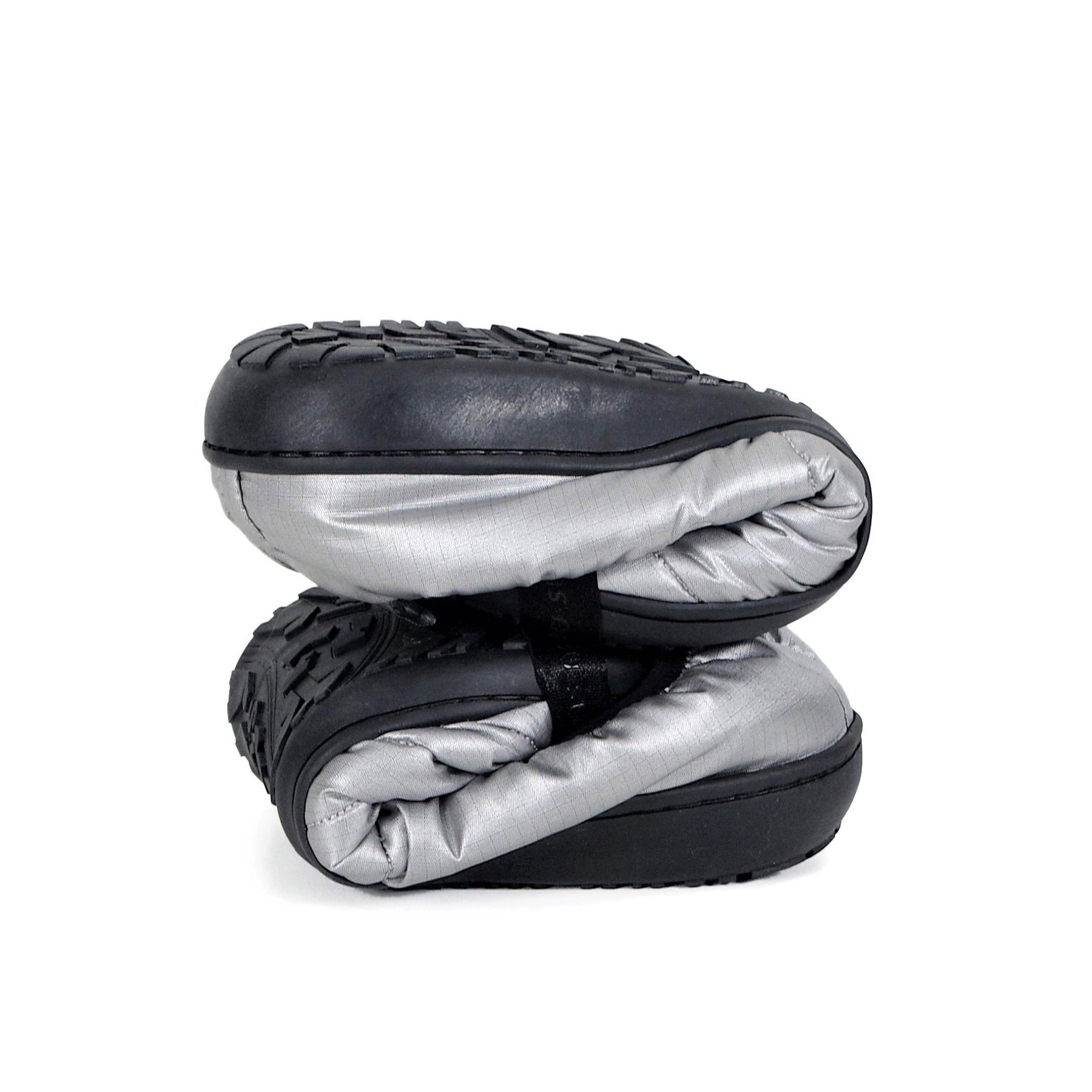 Packable Slippers - Foil Silver