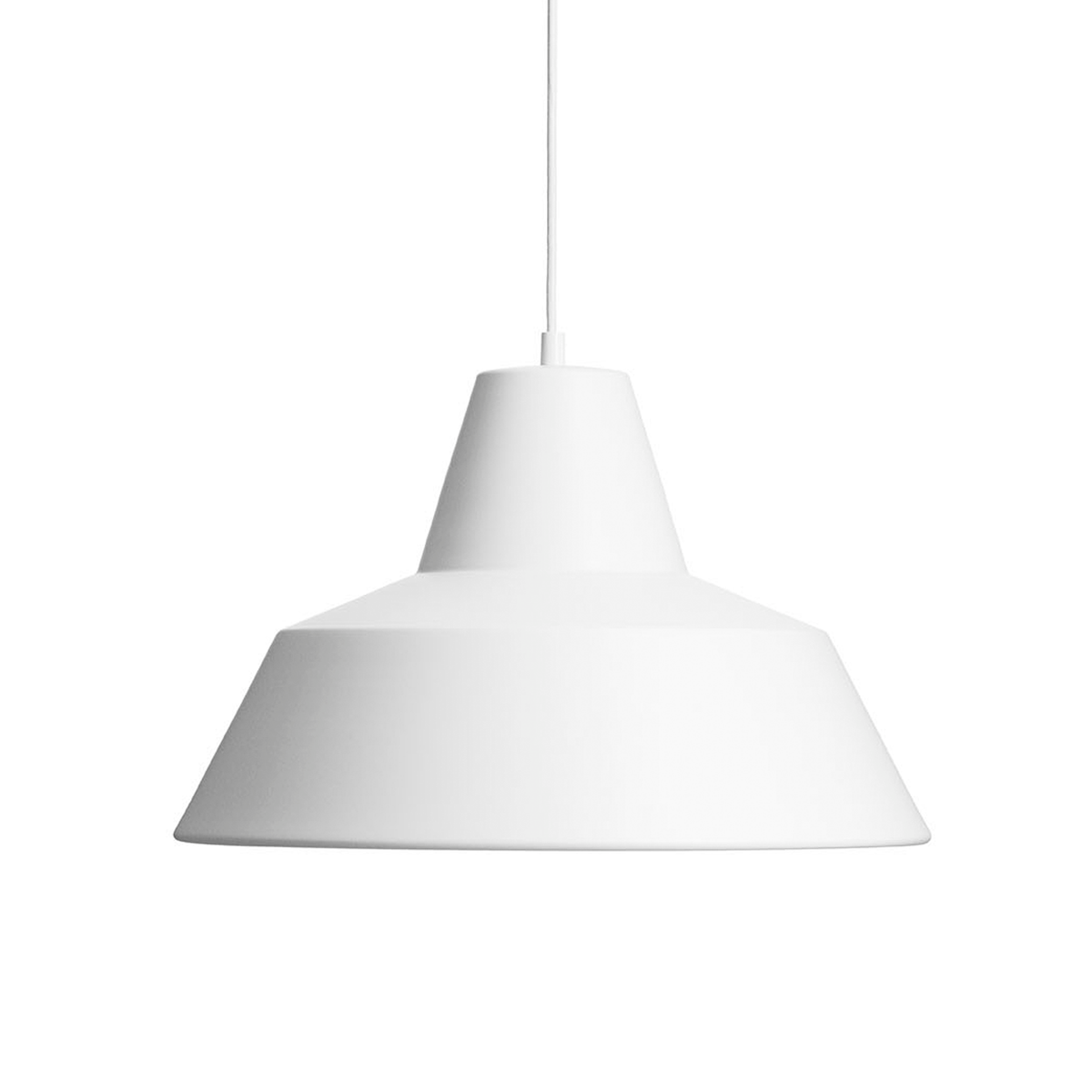 Made by Hand, Workshop Pendant Lamp W4, Matte White, Pendant,