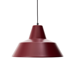 Made by Hand, Workshop Pendant Lamp W4, Wine Red, Pendant,