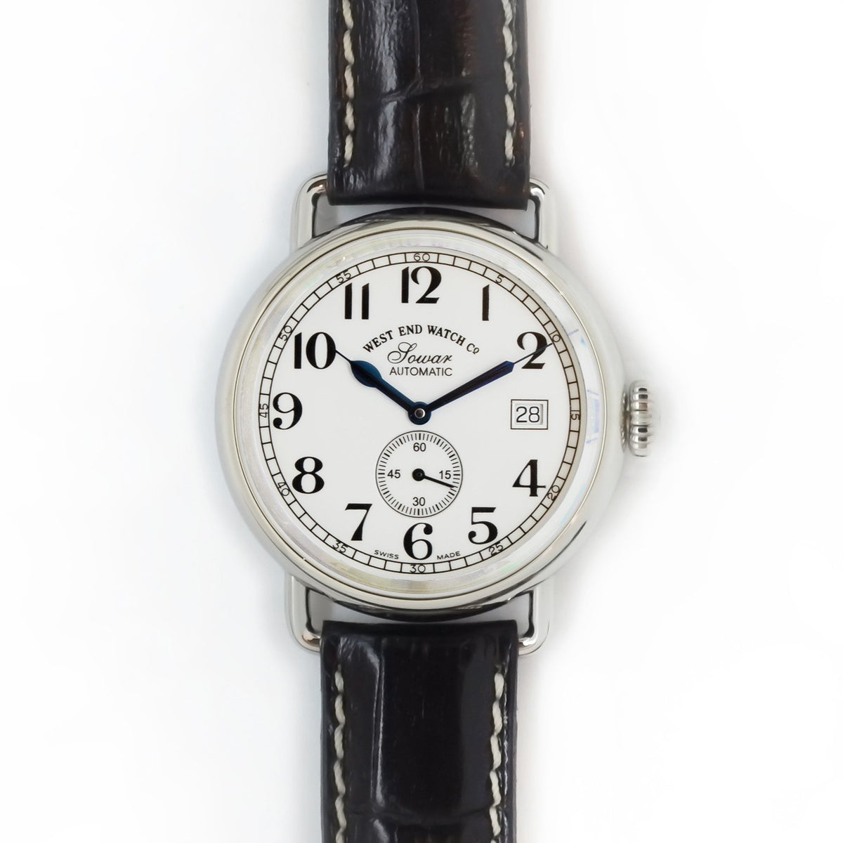 West End Watch Co. - Sowar 1916 - White Dial, Silver Case